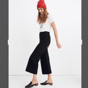 Madewell Petite Emmett Wide-Leg Crop Pants